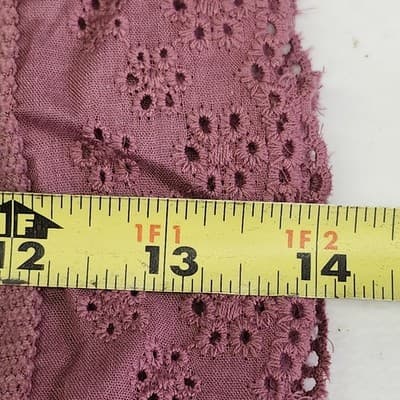 Women's Small No Boundaries Pink Corduroy Skirt Lace Bottom NEW - Thumbnail 3