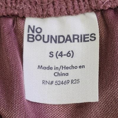 Women's Small No Boundaries Pink Corduroy Skirt Lace Bottom NEW - Thumbnail 8