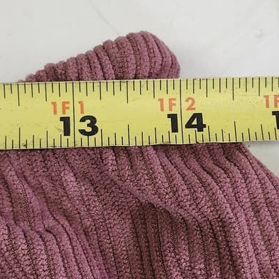 Women's Small No Boundaries Pink Corduroy Skirt Lace Bottom NEW - Thumbnail 2