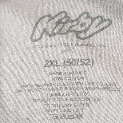 Kirby Men's 2XL Pink T Shirt Nintendo Inhaling Food Japanese Characters NEW - Thumbnail 8
