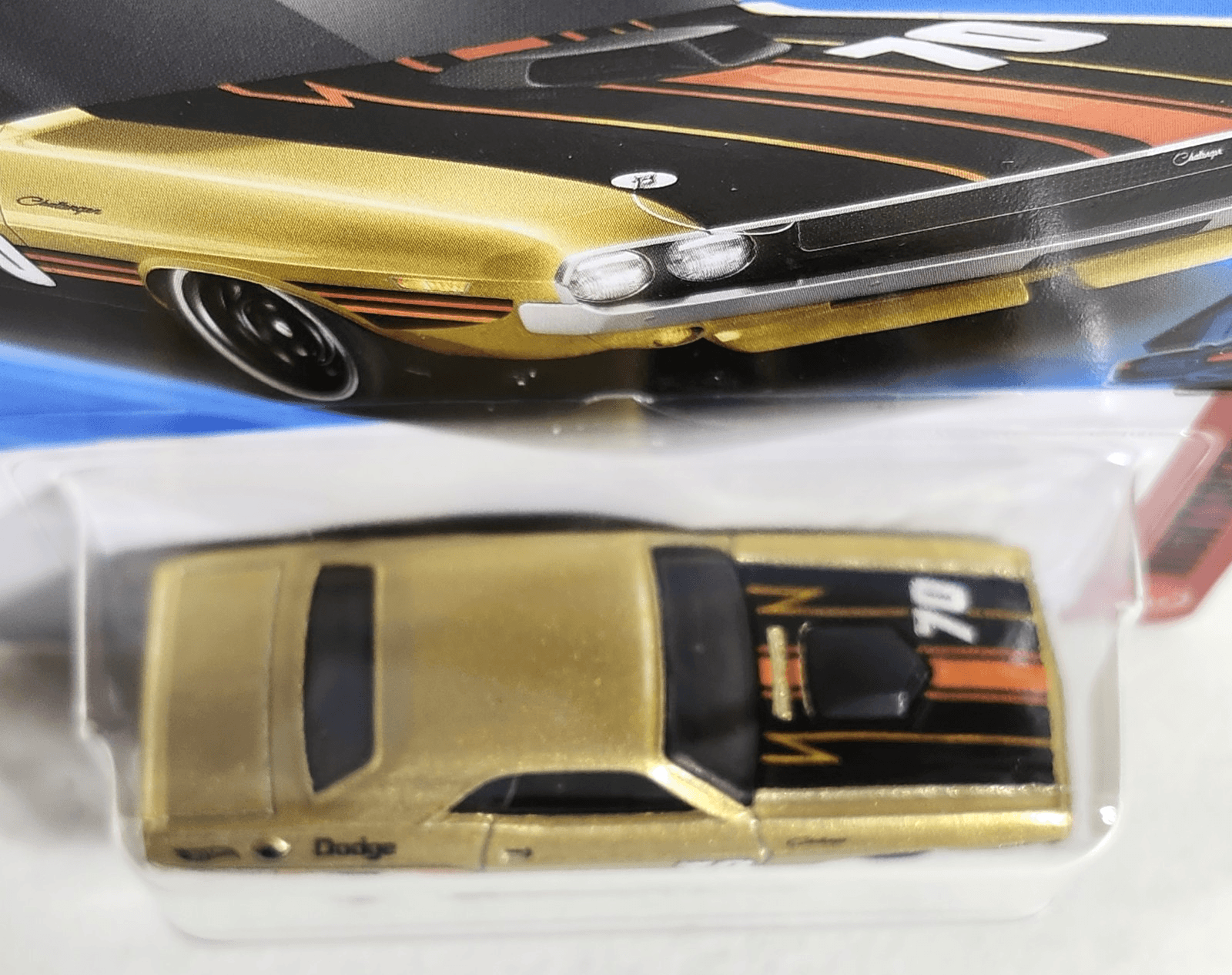 2026 Hot Wheels '70 Dodge Hemi Challenger Nightspeed Gold Car 1/64 Toy NEW - Thumbnail 3