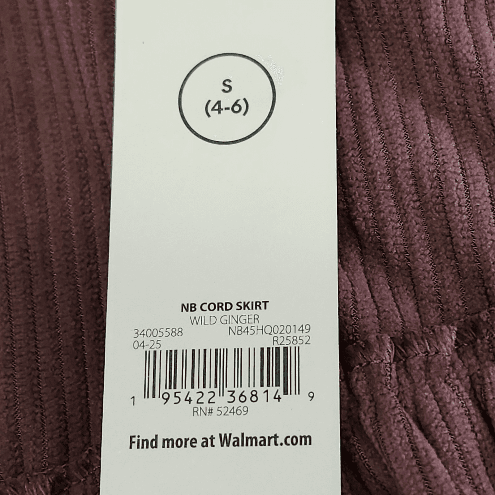 Women's Small No Boundaries Pink Corduroy Skirt Lace Bottom NEW - Thumbnail 7