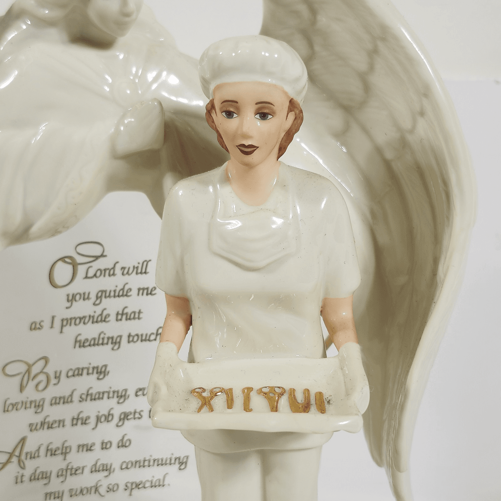 The Bradford Exchange Angel Of Miracles Nurse Figurine 2002 Home Decor - Thumbnail 7