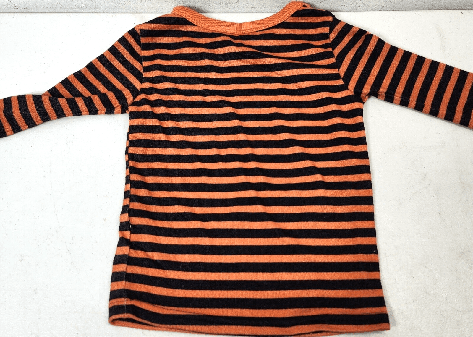 Pokemon Halloween Pumpkin Orange Striped Shirt Size 6 - Thumbnail 3