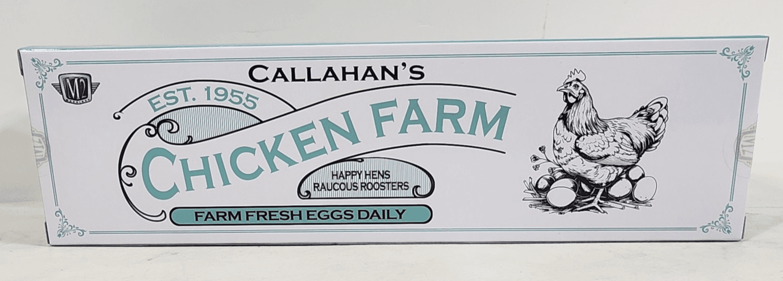 M2 Machines Callahan Chicken Farm 1968 Chevrolet C60 & 1958 Apache Stepside R91 - Thumbnail 9