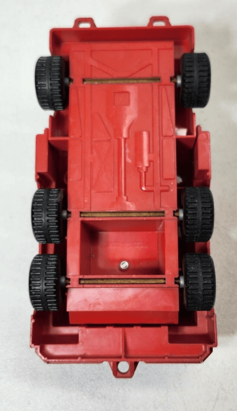 Vintage Fisher Price Husky Helpers Red Fire Truck Toy Vehicle - Thumbnail 11