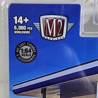 2026 M2 Machines Diorama 1967 Ford F-100 Tow Truck R19 Blue Moon Towing NEW - Thumbnail 3