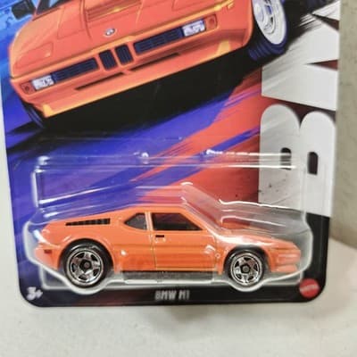 2025 Hot Wheels Silver Series BMW M1 Red Car 1/64 Toy Vehicle NEW - Thumbnail 2