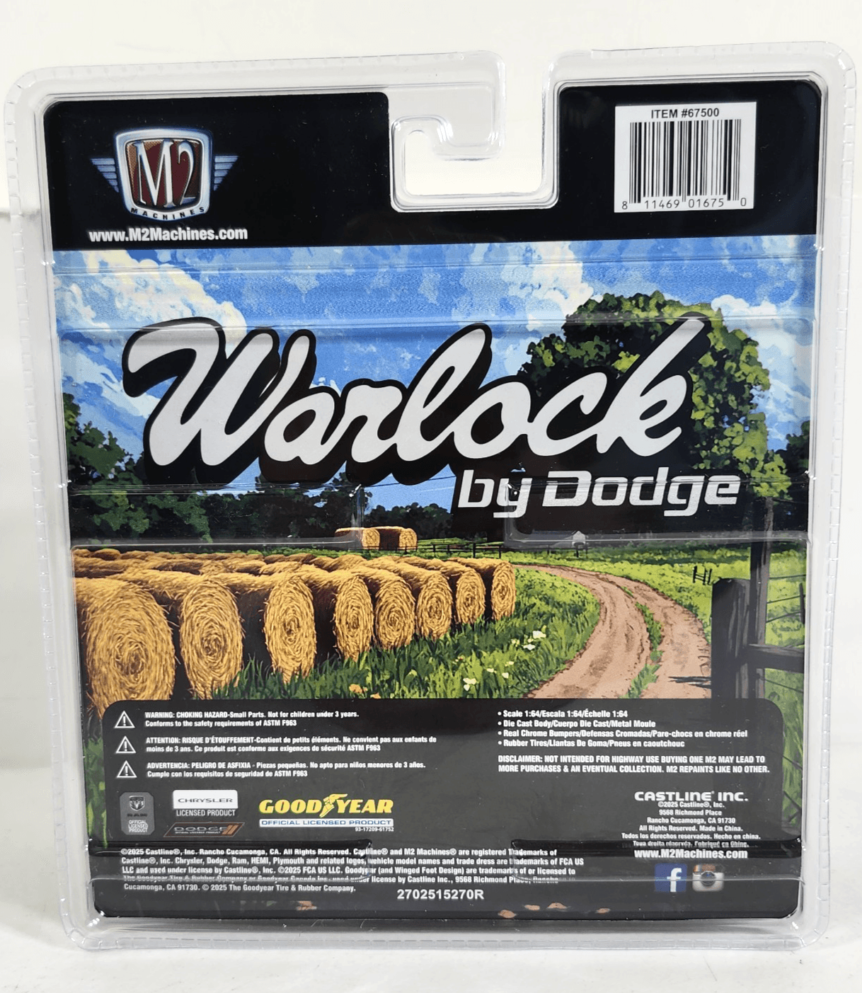 2026 M2 Machines 1978 Dodge Warlock Pickup Diorama 1/64 Toy Vehicle NEW - Thumbnail 7