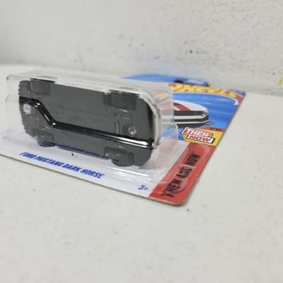 2025 Hot Wheels Ford Mustang Dark Horse Then and Now White Car 1/64 Toy NEW - Thumbnail 6