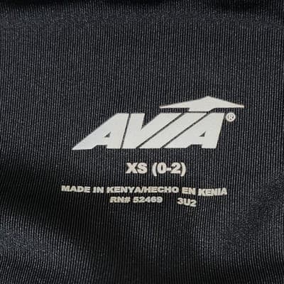 Avia Capri Leggings Womens XS Black Elastic Waist Pull On Pockets NEW - Thumbnail 8
