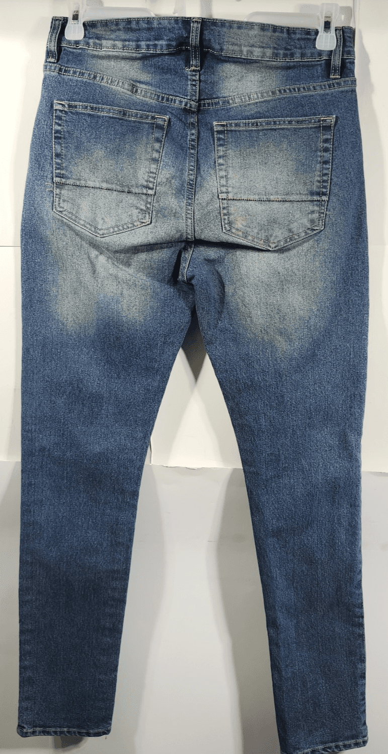 WXYZ Nomad Slim Fit Jeans Men's 32x32 Blue Faded Stretch Denim Modern Tapered - Thumbnail 4