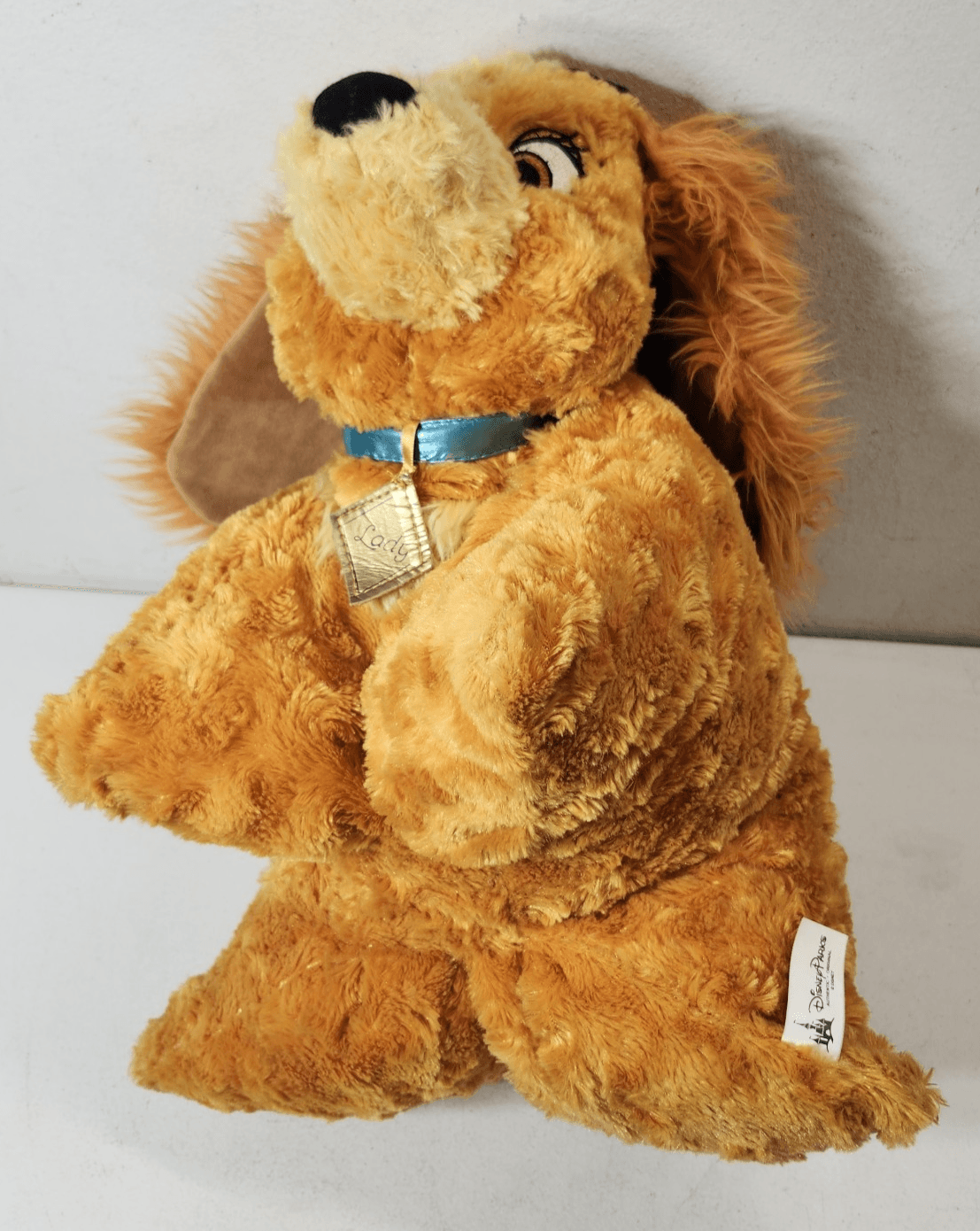 Disney Parks Lady & Tramp Dog Cocker Spaniel Plush Toy Pillow Vintage - Thumbnail 3
