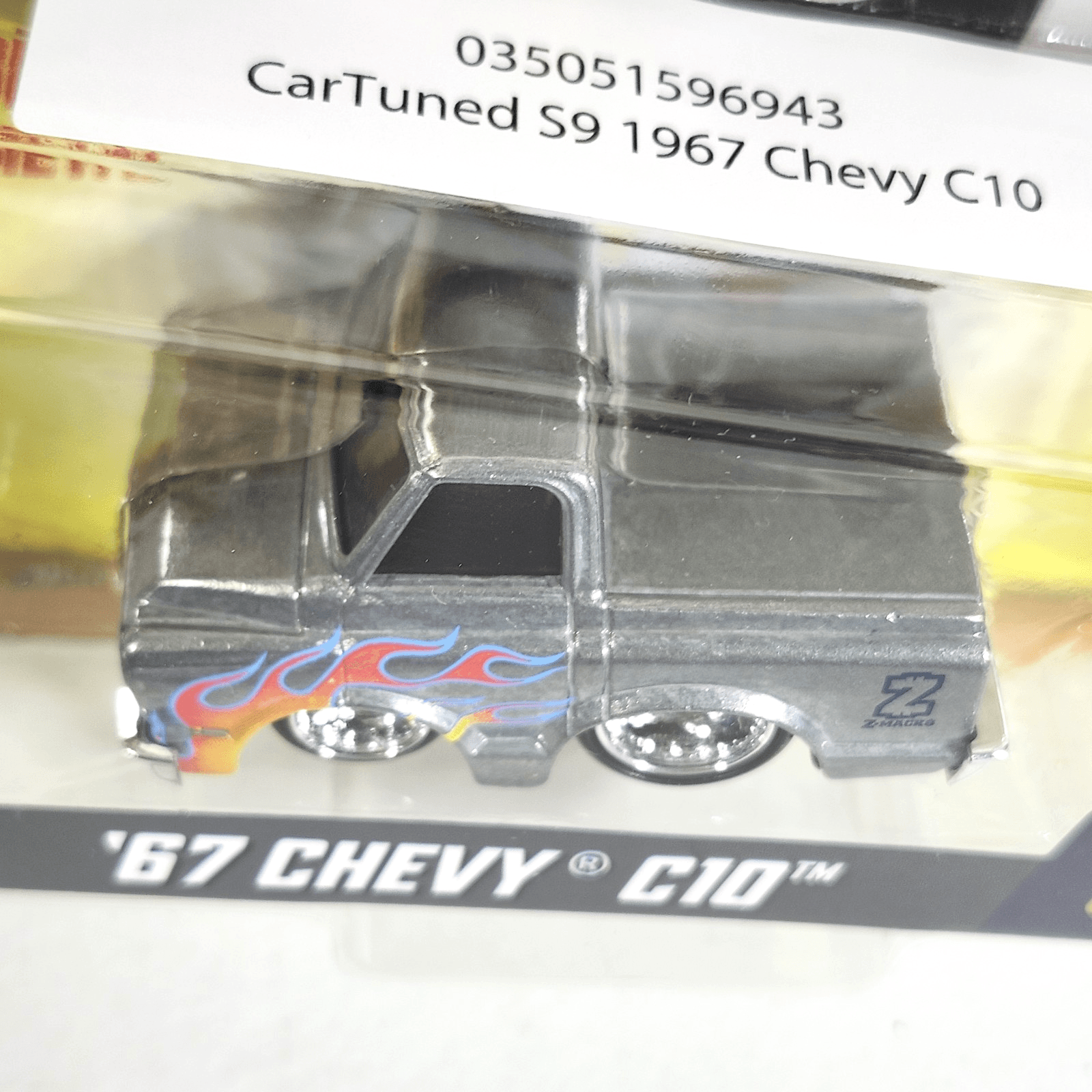 2026 Car Tuned ‘67 Chevy C10 Series 9 Silver Pickup Truck 1/64 Toy Vehicle MGA - Thumbnail 3