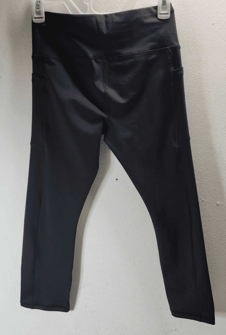 Avia Capri Leggings Womens XS Black Elastic Waist Pull On Pockets NEW - Thumbnail 6