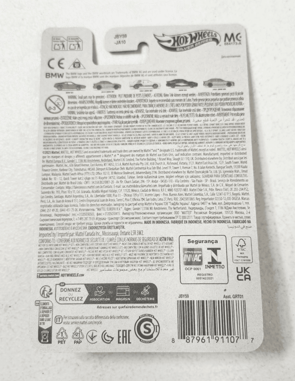 2025 Hot Wheels Silver Series BMW M1 Red Car 1/64 Toy Vehicle NEW - Thumbnail 6