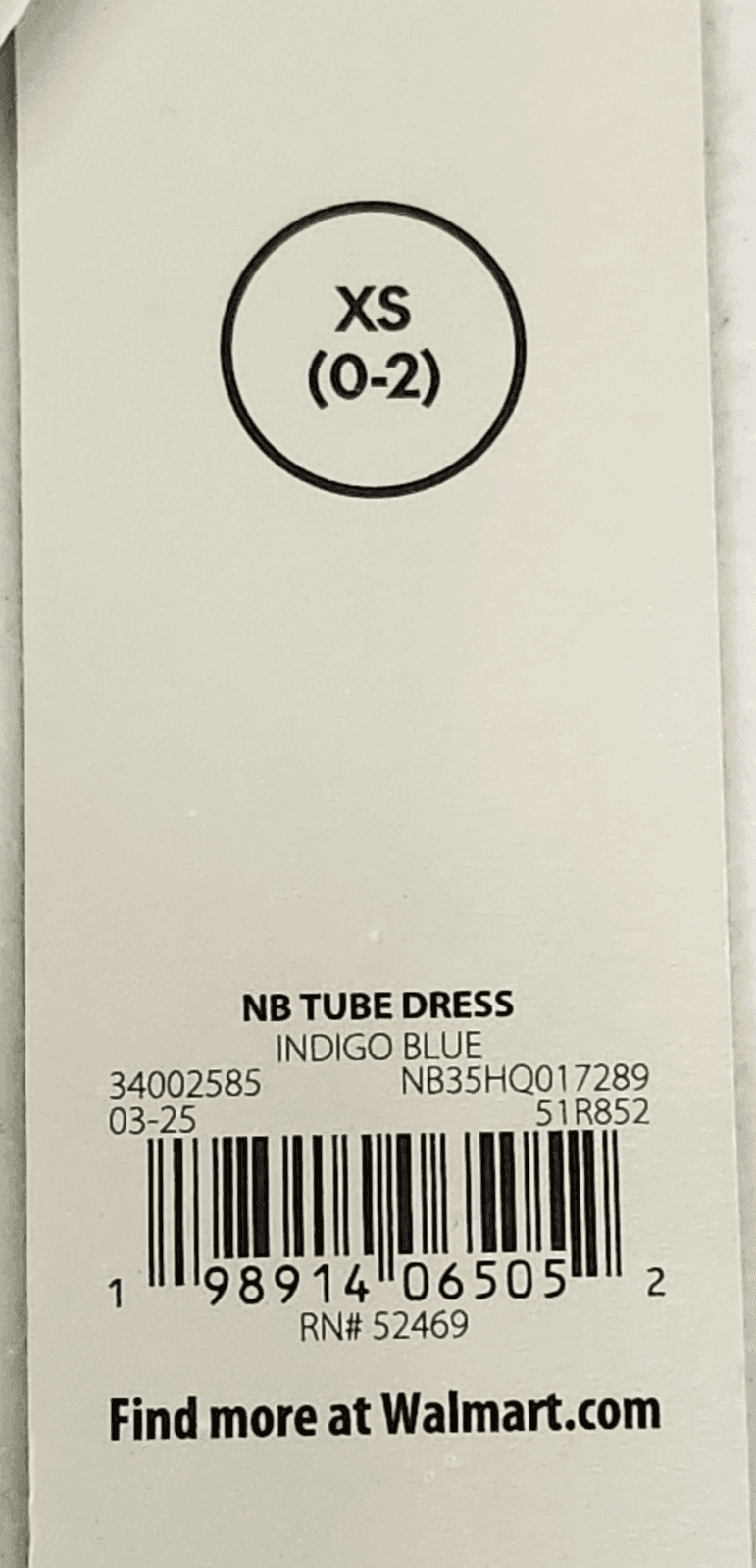 No Boundaries Women's Tube Dress Size XS Blue White NEW - Thumbnail 8