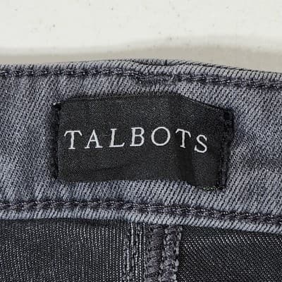 Talbots Womens Size 10 Jegging Ankle Pants Gray - Thumbnail 7