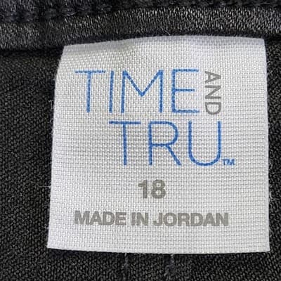 Time & Tru Womens 18 Black Flare High Rise Pants NEW - Thumbnail 8
