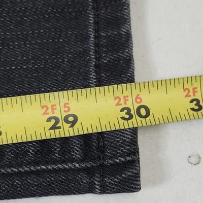 Ralph Lauren LRL Lauren Women's Straight Fit Jeans Size 8 Black Denim Pants - Thumbnail 3
