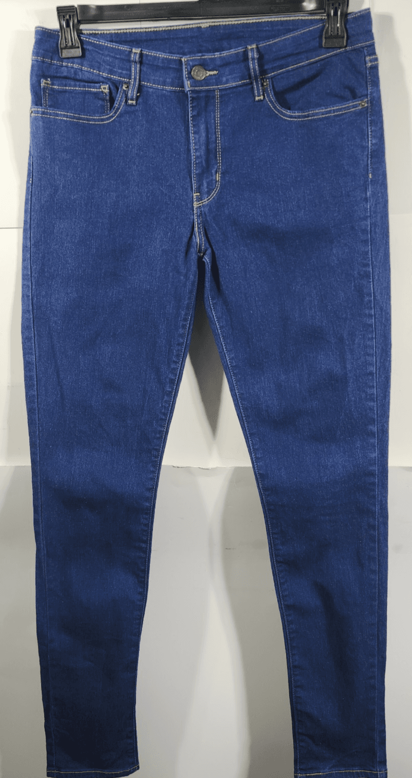 Levi's Skinny Jeans Men's 30x32 Blue Denim Stretch Slim Fit Casual - Thumbnail 5