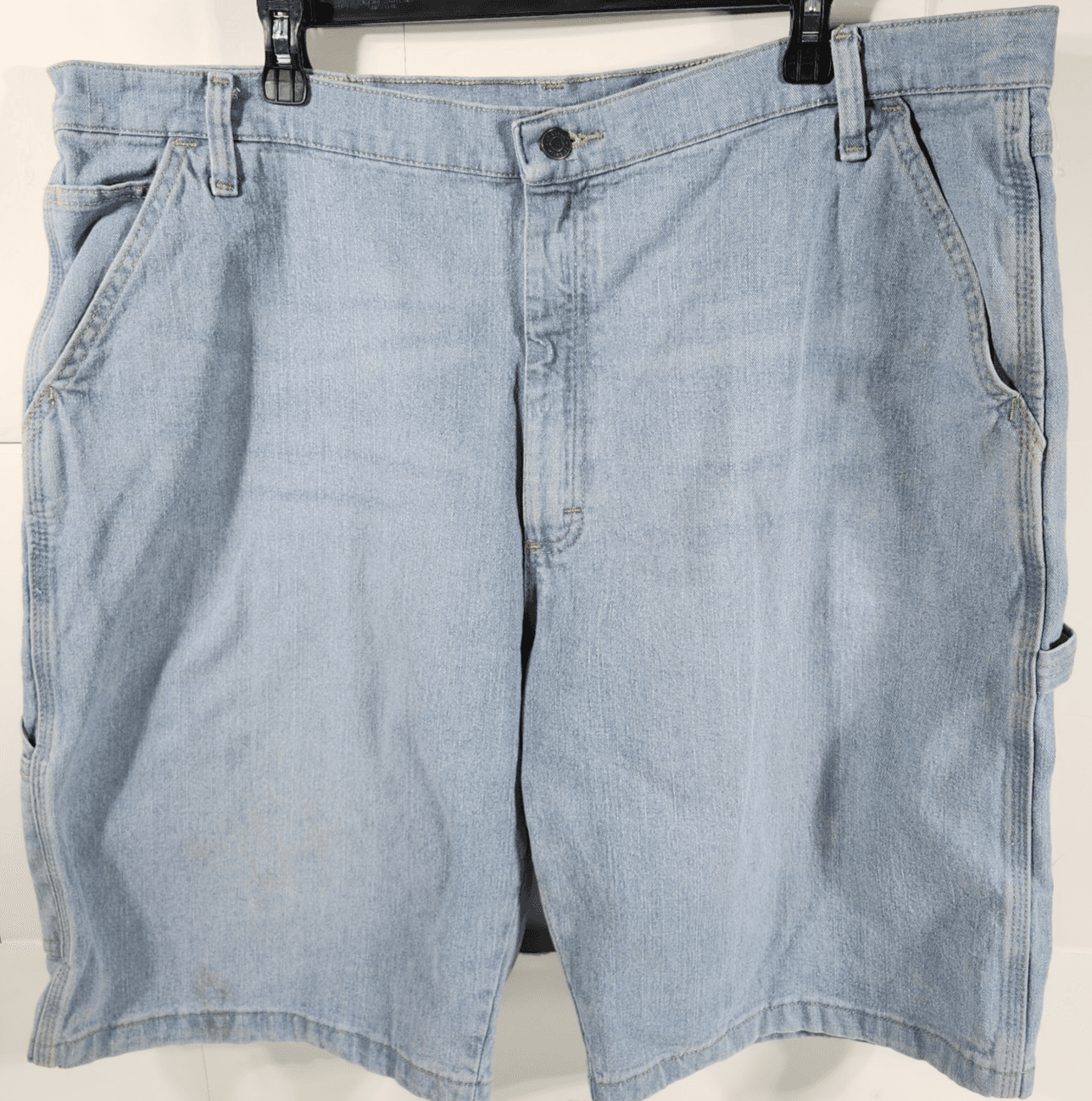 Wrangler Men's Relaxed Fit Jean Shorts Size 42 Blue Denim - Thumbnail 5