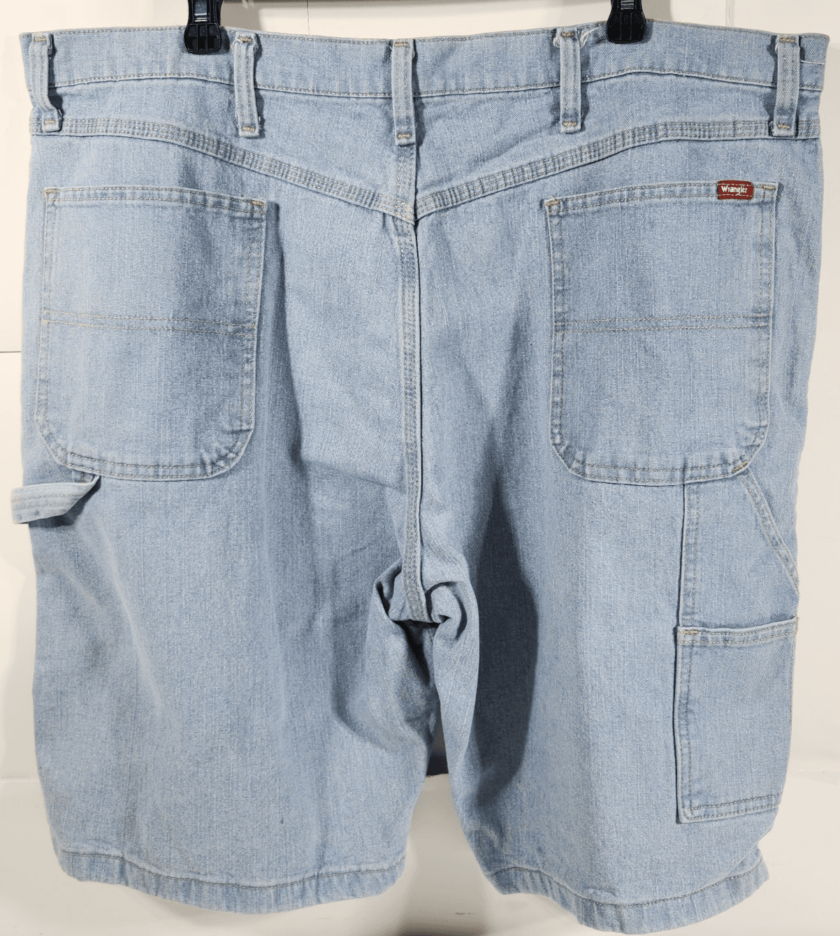 Wrangler Men's Relaxed Fit Jean Shorts Size 42 Blue Denim - Thumbnail 6