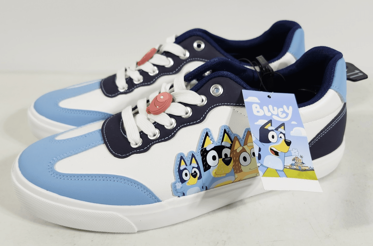 Women's Bluey Sneaker Shoes Size 11 Blue White Ground Up NEW - Thumbnail 2
