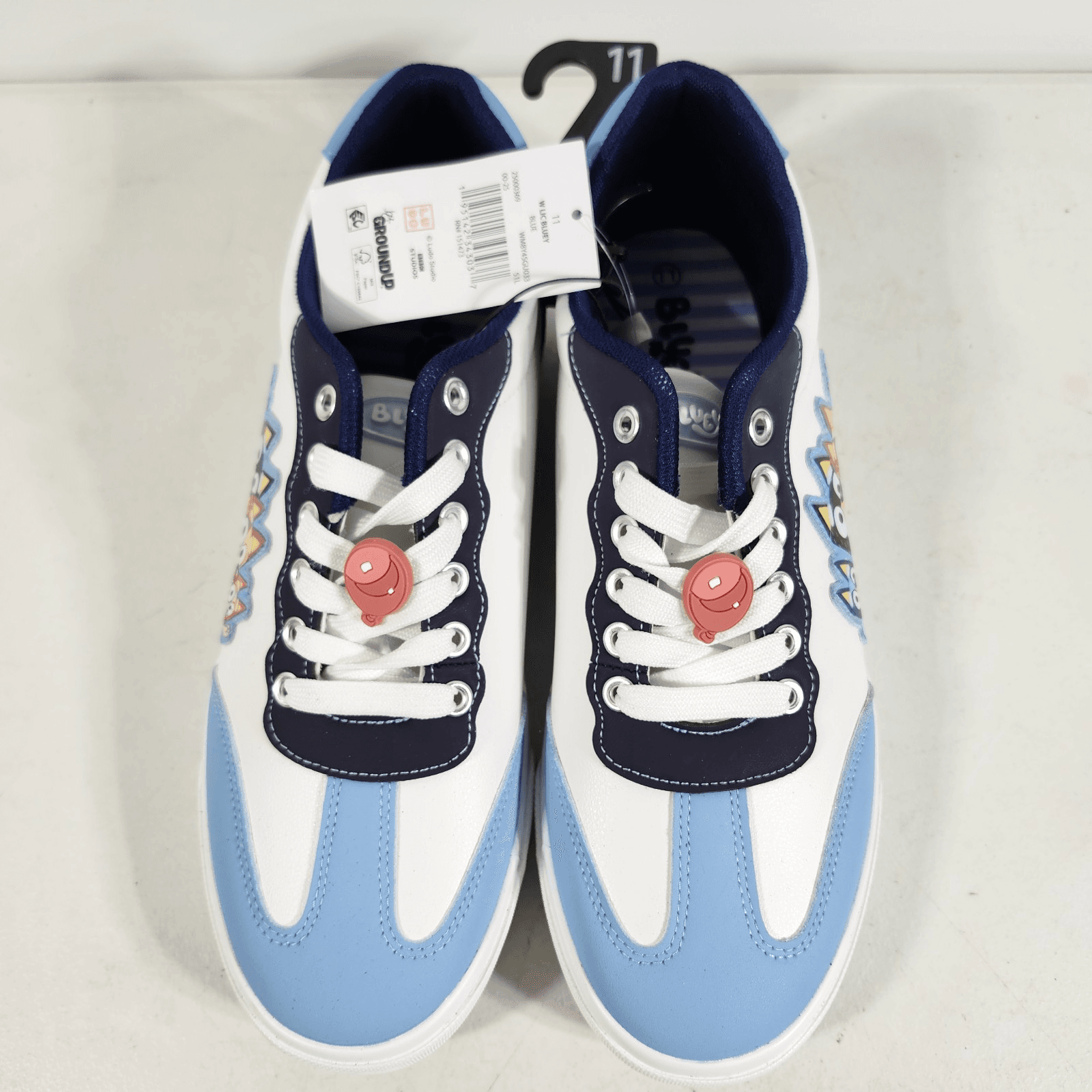 Women's Bluey Sneaker Shoes Size 11 Blue White Ground Up NEW - Thumbnail 5