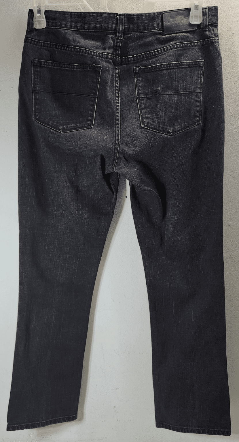 Ralph Lauren LRL Lauren Women's Straight Fit Jeans Size 8 Black Denim Pants - Thumbnail 6