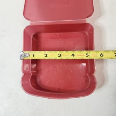 Vintage Brownberry Sandwich Keeper Red Food Storage Container - Thumbnail 3