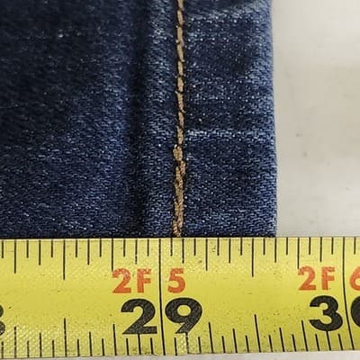 Lee Mens Jeans 28x30 Classic Fit Blue Denim Pants - Thumbnail 3