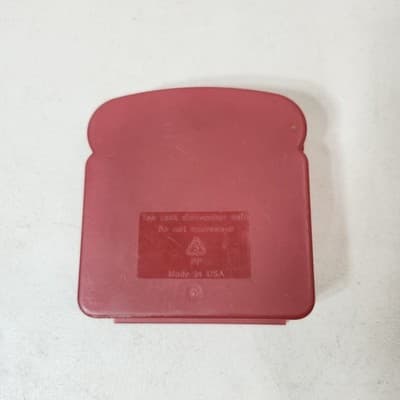 Vintage Brownberry Sandwich Keeper Red Food Storage Container - Thumbnail 2
