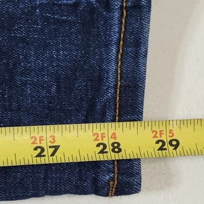 Old Navy Rock Star Super Skinny High Rise Jeans Womens Size 4 Blue Denim Pants - Thumbnail 3
