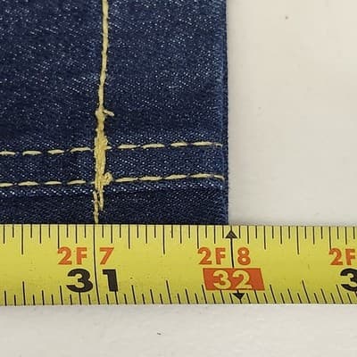 Duke Men's Classic Fit Jeans Size 32 L Straight Fit Blue Denim Pants - Thumbnail 3