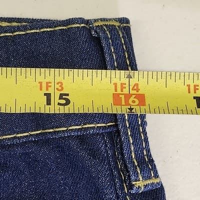 Duke Men's Classic Fit Jeans Size 32 L Straight Fit Blue Denim Pants - Thumbnail 2