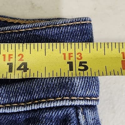7 For All Mankind Jeans Womens 29 Ankle Gwenevere Blue DenimWhiskered Skinny Fit - Thumbnail 2