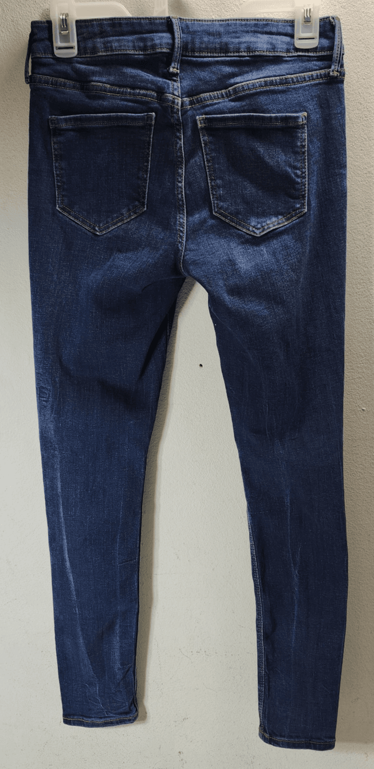 Old Navy Rock Star Super Skinny High Rise Jeans Womens Size 4 Blue Denim Pants - Thumbnail 6