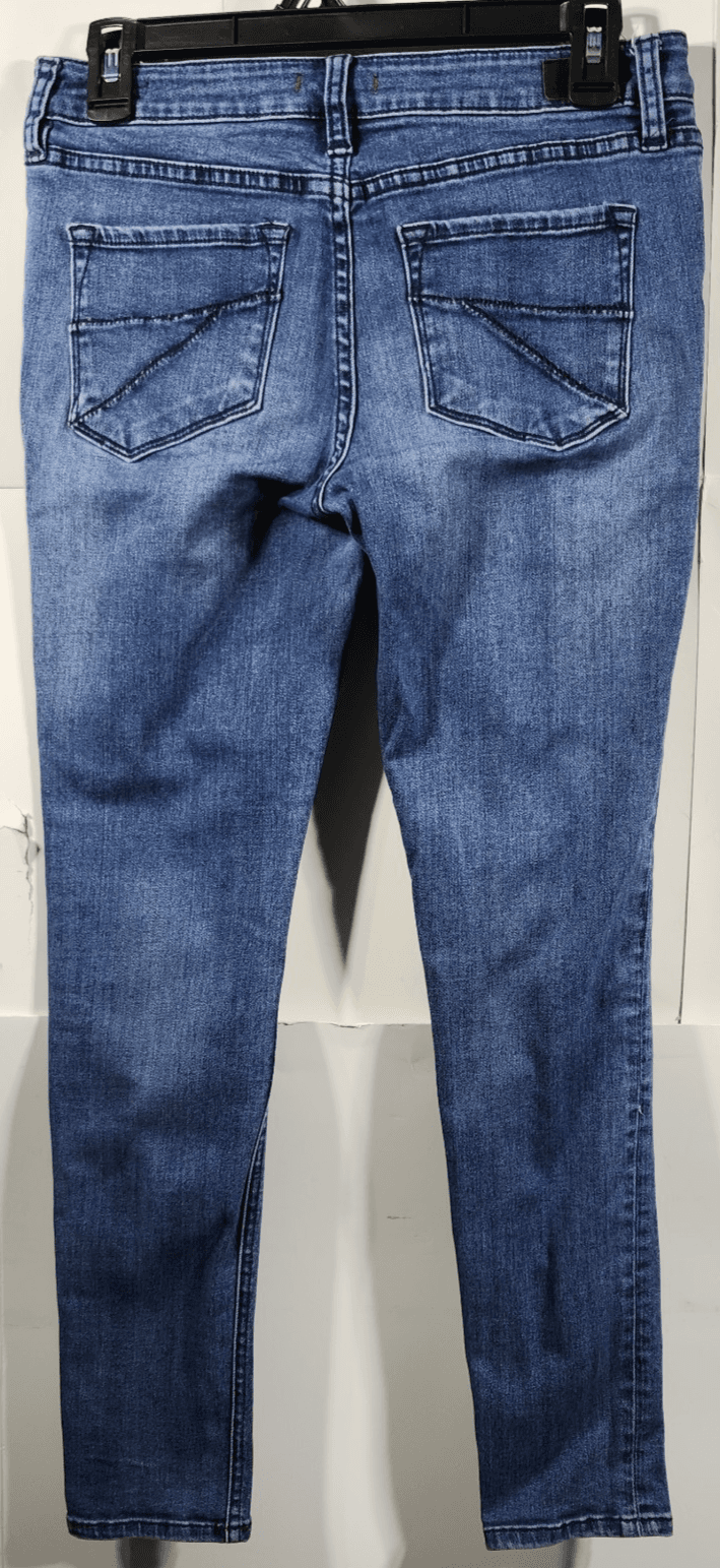 Dear John Jeans Womens 27 Blue Medium Wash Joyrich Comfort Skinny Stretch Denim - Thumbnail 6
