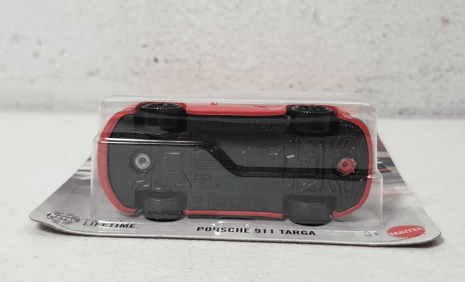 2025 Matchbox Porsche 911 Targa Red Car 1/64 Toy Vehicle NEW - Thumbnail 4