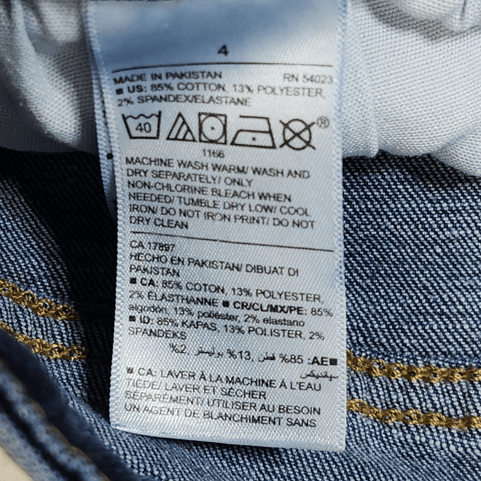 Old Navy Rock Star Super Skinny High Rise Jeans Womens Size 4 Blue Denim Pants - Thumbnail 8
