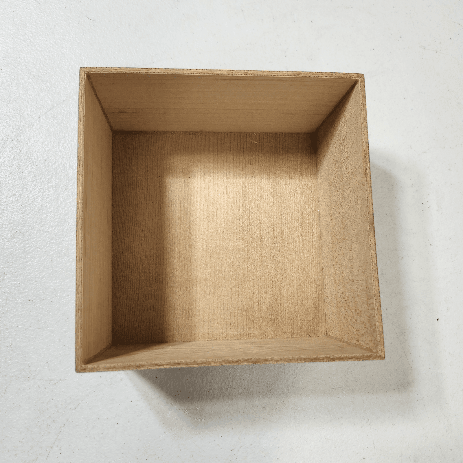 Vintage Hallmark Wooden Box Napkin Holder Christmas Tree Design Home Decor - Thumbnail 2