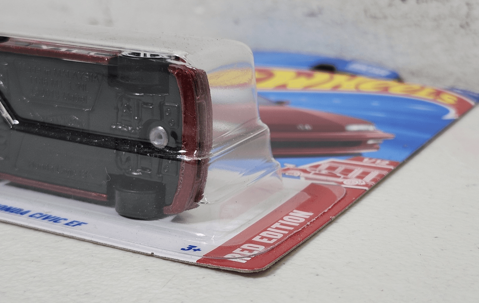 Hot Wheels ‘90 Honda Civic EF Red Edition Target Exclusive Car 1/64 Toy Vehicle - Thumbnail 6