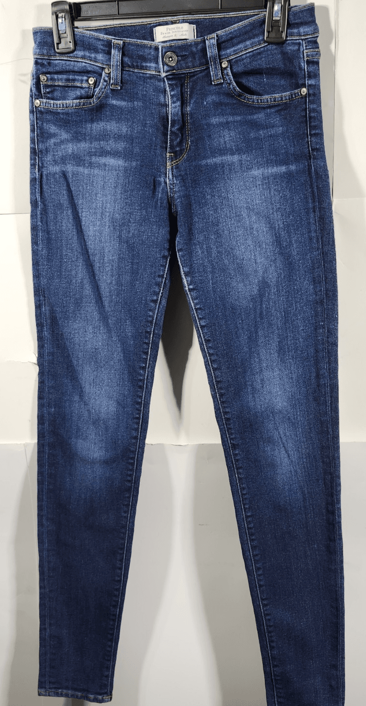 Principle Denim Innovators Jeans Women's 28 Low Rise Blue Pants Normcore - Thumbnail 5
