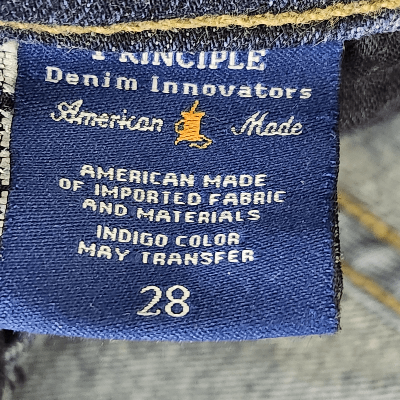Principle Denim Innovators Jeans Women's 28 Low Rise Blue Pants Normcore - Thumbnail 8
