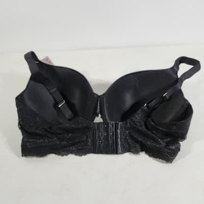 Joyspun Women’s 42DD Wirefree Black Bra Soft Plus Size NEW - Thumbnail 3