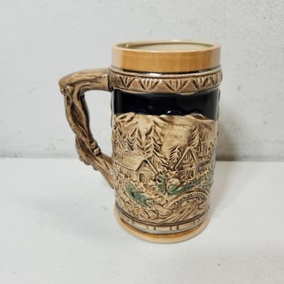 VTG Grants Beer Steins Mugs Home Bar Decor Bundle Lot Of 3 Made in Japan - Thumbnail 17
