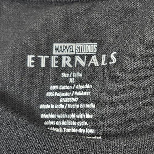 Marvel Men's Tshirt Size XL Black Short Sleeve Eternals Graphic Tee NEW - Thumbnail 8