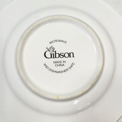 6 Gibson 6.5" Cow Appetizer Plates Country Kitchen Bundle Lot - Thumbnail 7