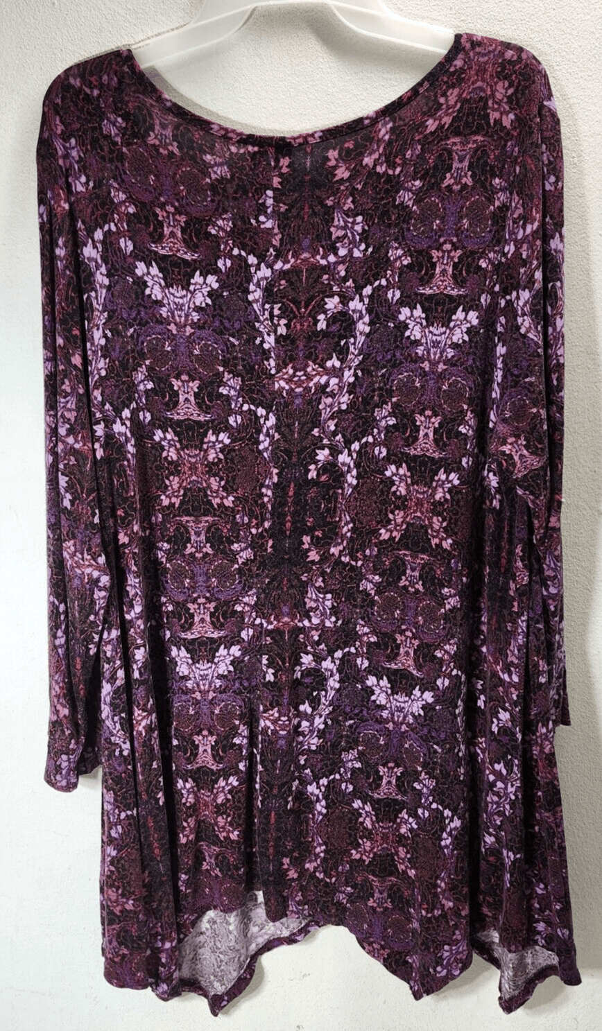 Covington Women's 3/4 Sleeve Pullover Top Blouse Size Medium - Thumbnail 4